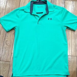 Under Armour Green Performance Polo Shirt